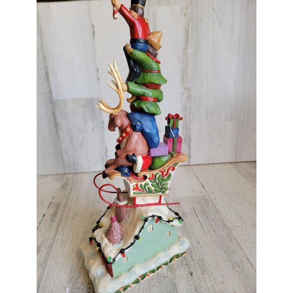 Jim shore 4060310 heaped with holiday cheer Xmas figure decor - Picture 8 of 10